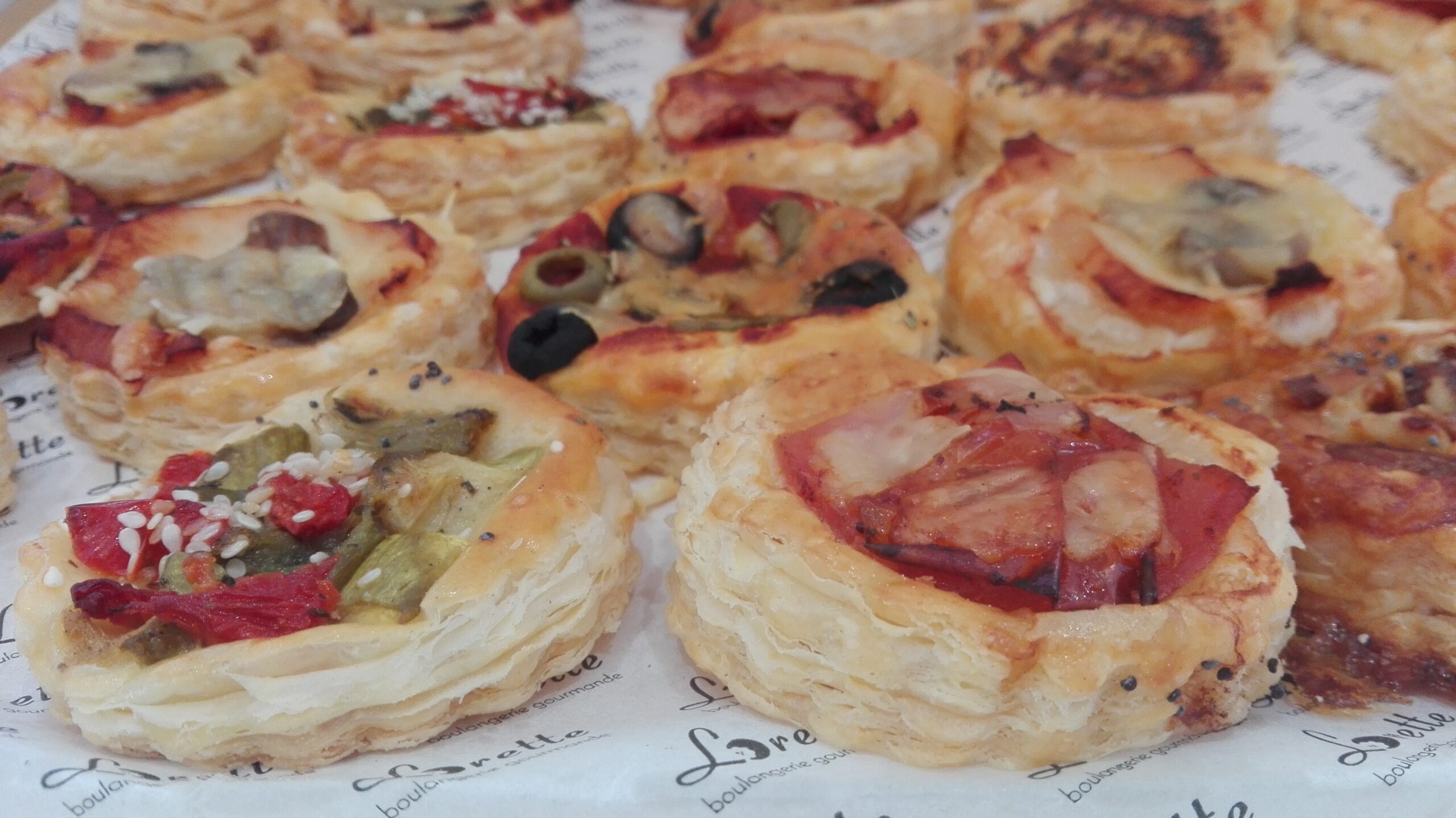Bouchées salées feuilletées de Lorette