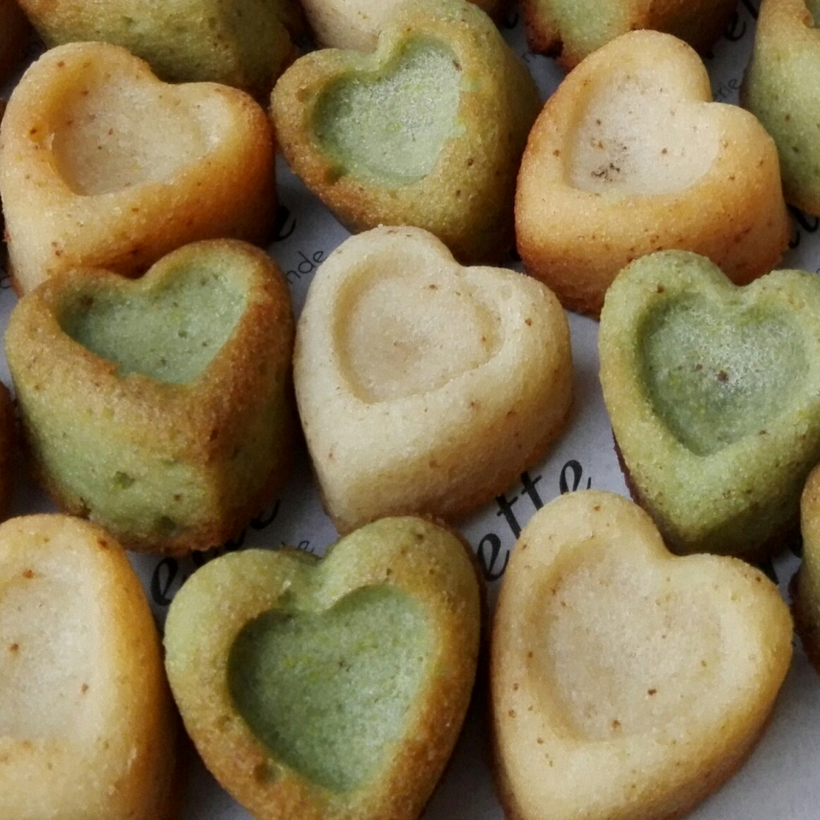 Mini financiers Saint Valentin de Lorette
