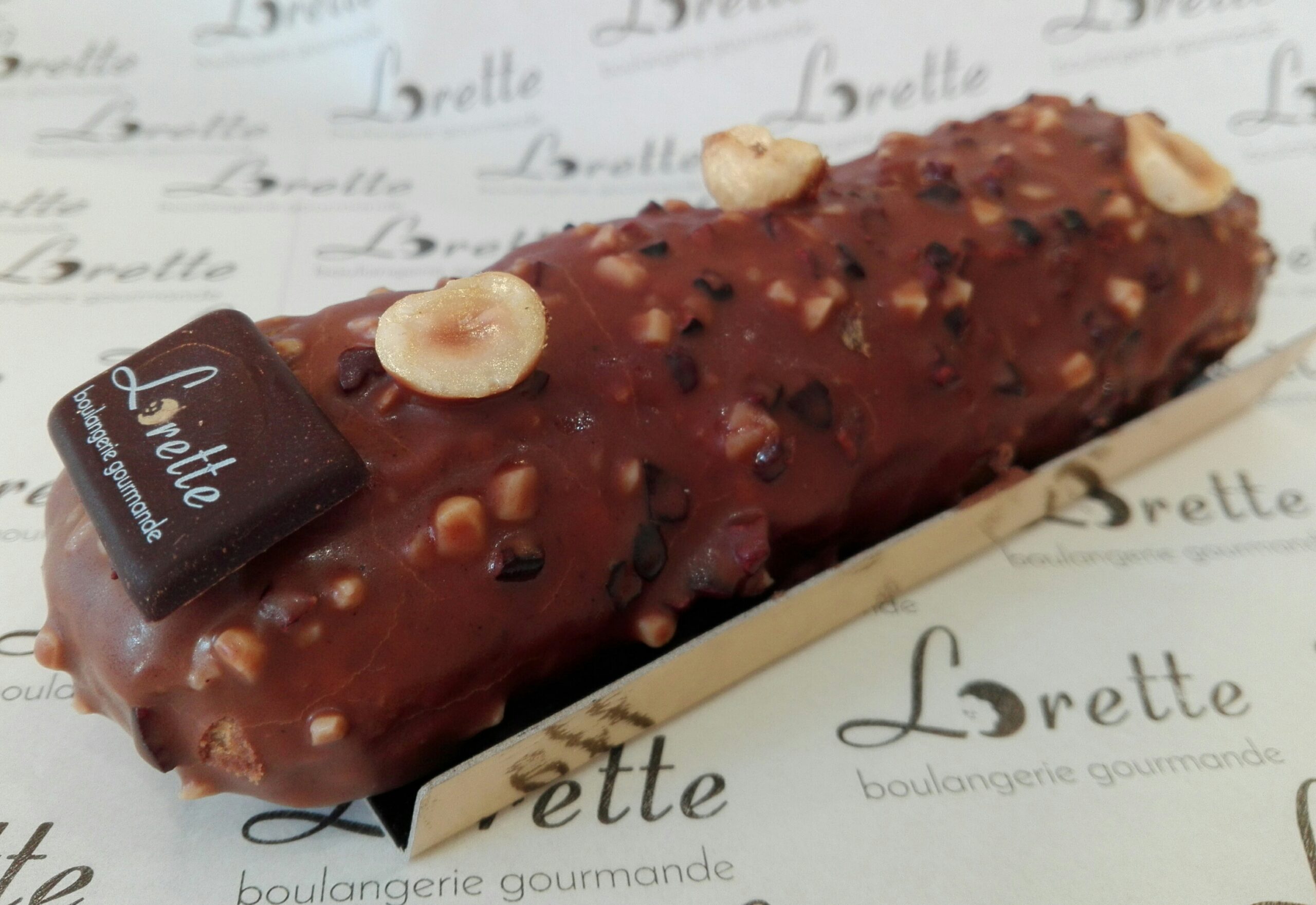 Noisette + gianduja = éclair du mois