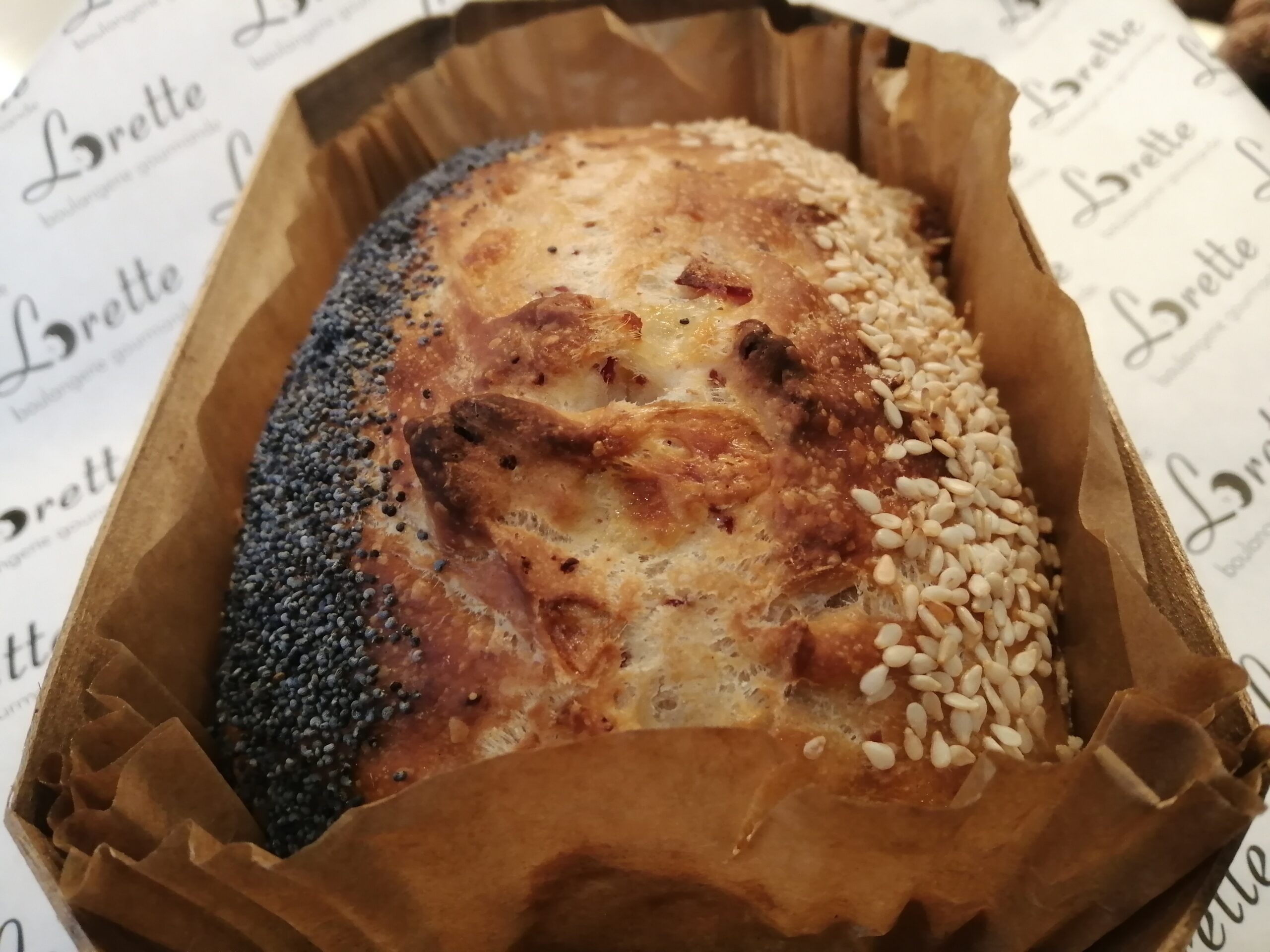 Pain de Tradition au fromage et coppa de Lorette