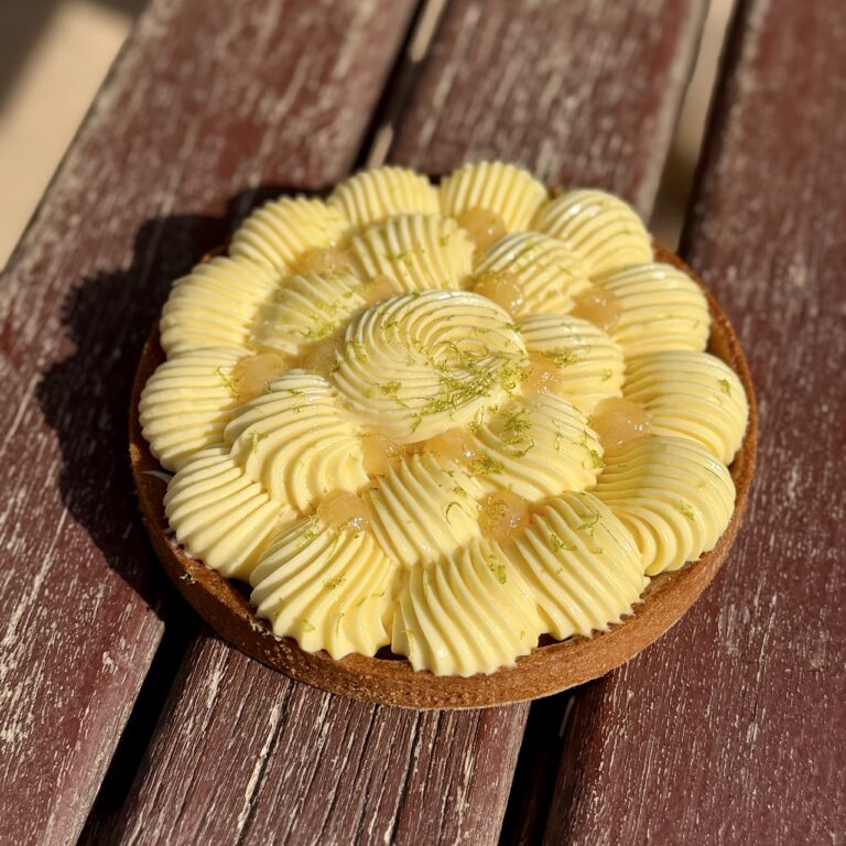 Tarte au citron grand format