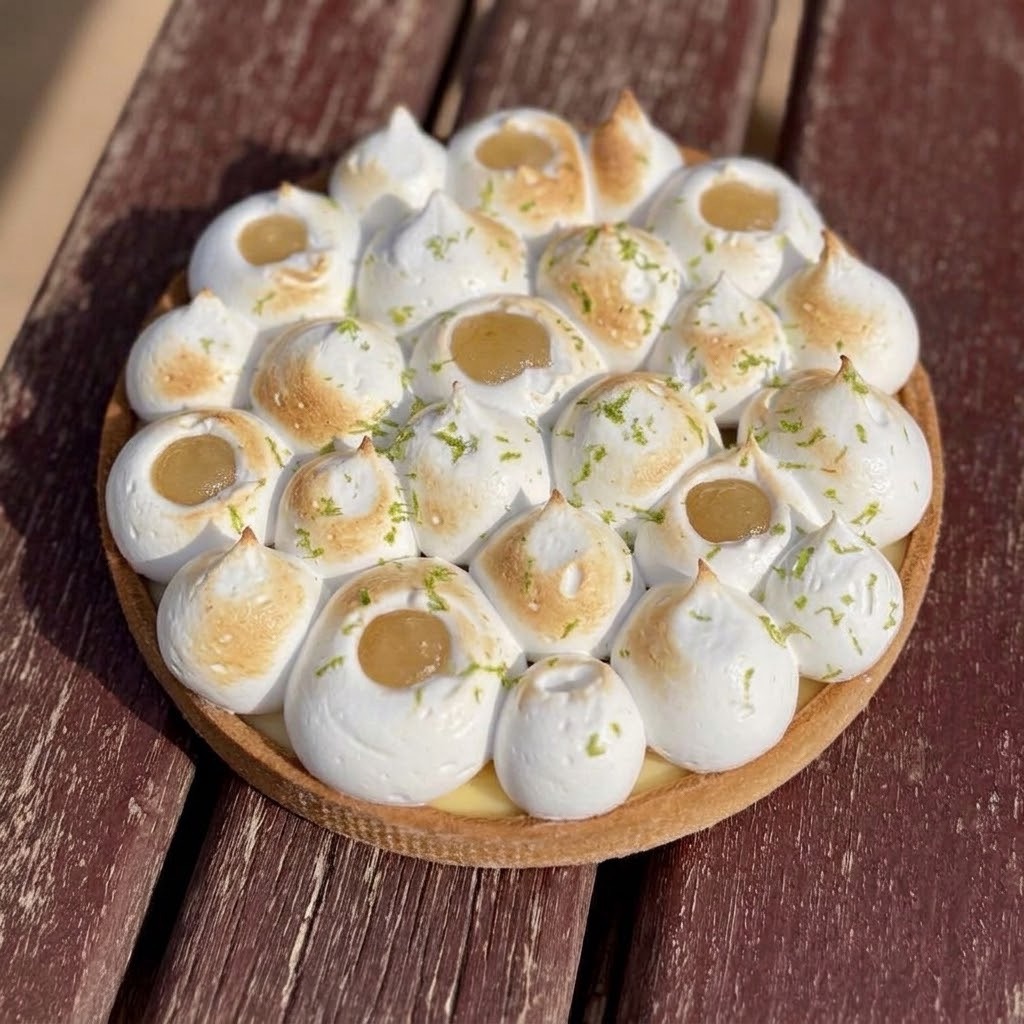 Tarte citron meringué grand format